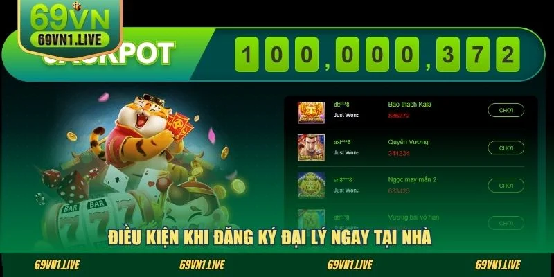 Điều kiện khi đăng ký đại lý ngay tại nhà 