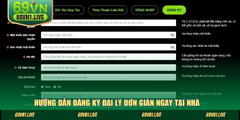 Hướng dẫn đăng ký đại lý đơn giản ngay tại nhà 