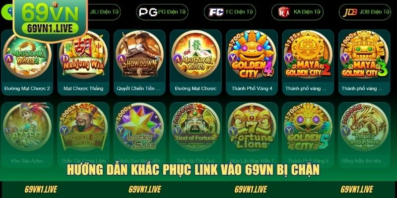 Hướng dẫn khắc phục link vào 69VN bị chặn