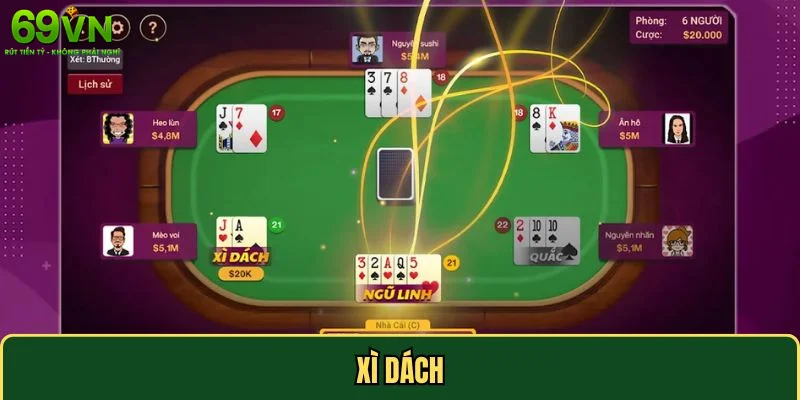 Game Bài Xì Dách Kịch Tính Hấp Dẫn Tại 69VN
